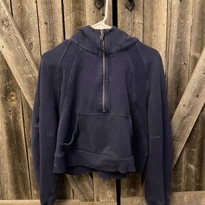 Lululemon Athletica navy cropped scuba